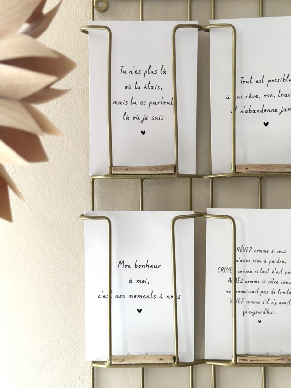 Cartes postales - citations