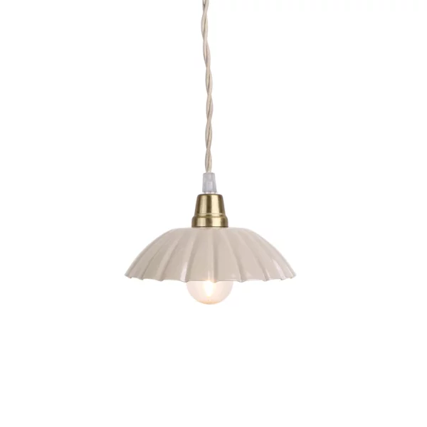 Suspension festonnée - beige S – Image 4