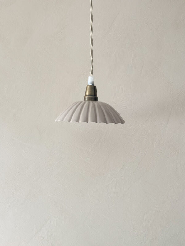 Suspension festonnée - beige S