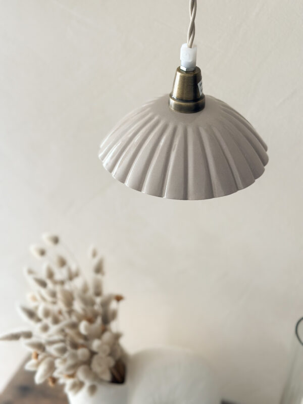 Suspension festonnée - beige S – Image 2