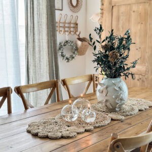 Chemin de table en jute