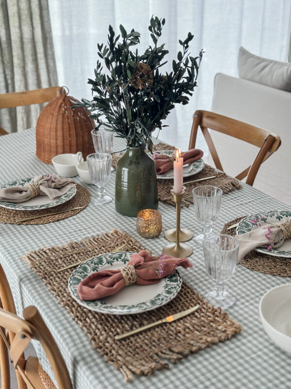 Nappe vichy - eucalyptus – Image 2