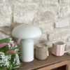 Lampe champignon - ivoire