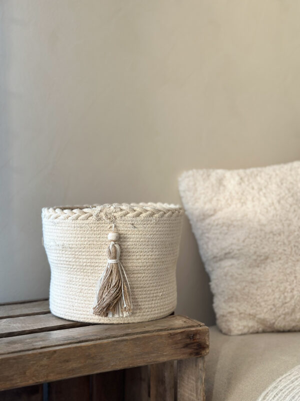 Corbeille en coton - set de 2 – Image 2