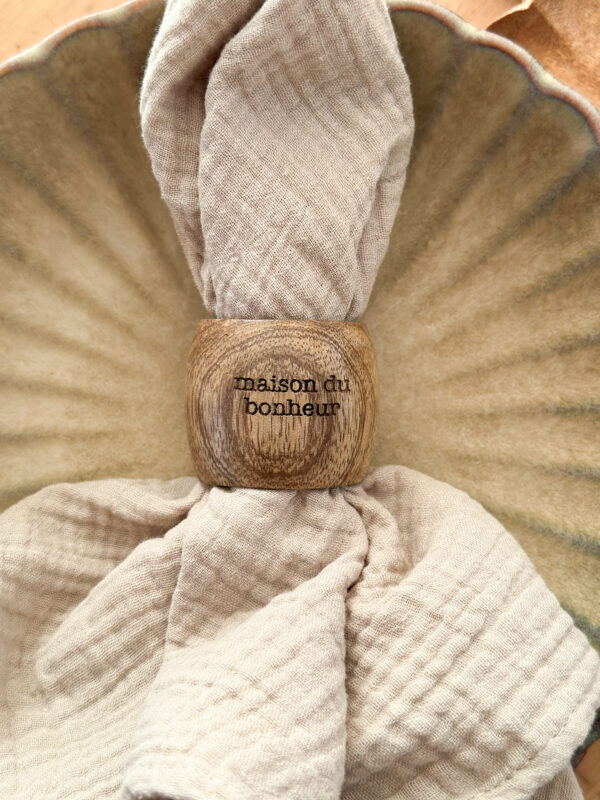 Rond de serviette "Maison du bonheur" – Image 2