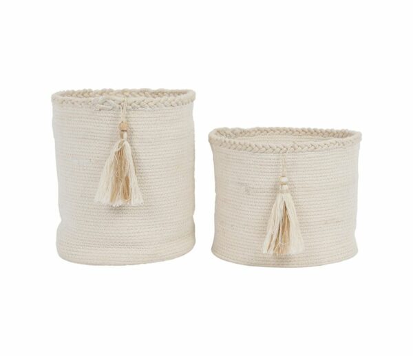 Corbeille en coton - set de 2 – Image 3