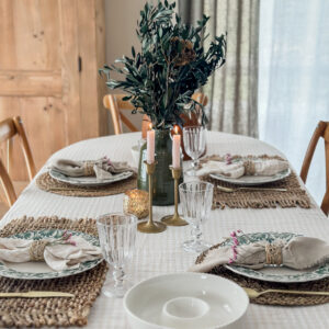 Nappe vichy - beige