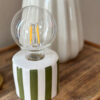 Lampe Pipa à rayures - kaki – Image 2