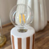 Lampe Pipa à rayures - camel – Image 3