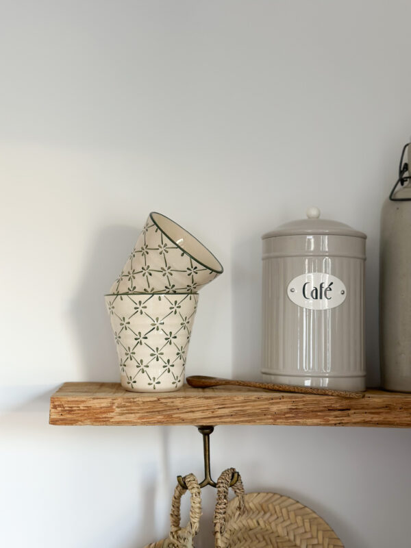 Mug - fleuri vert
