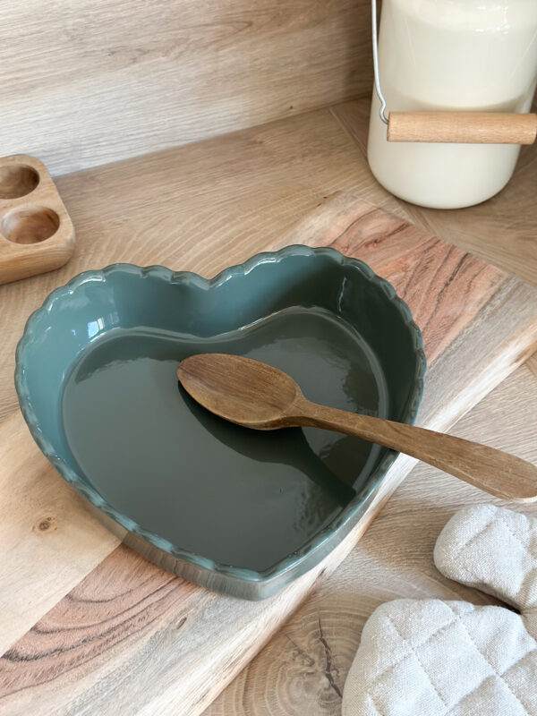 Plat à gâteau coeur - romarin – Image 3