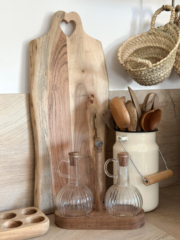 Huilier & vinaigrier avec plateau – Image 2