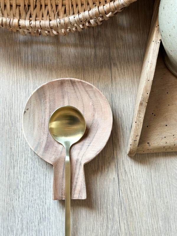 Repose cuillère en bois – Image 2