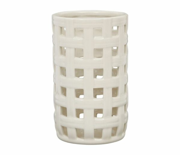 Pot à ustensiles - grès blanc – Image 4