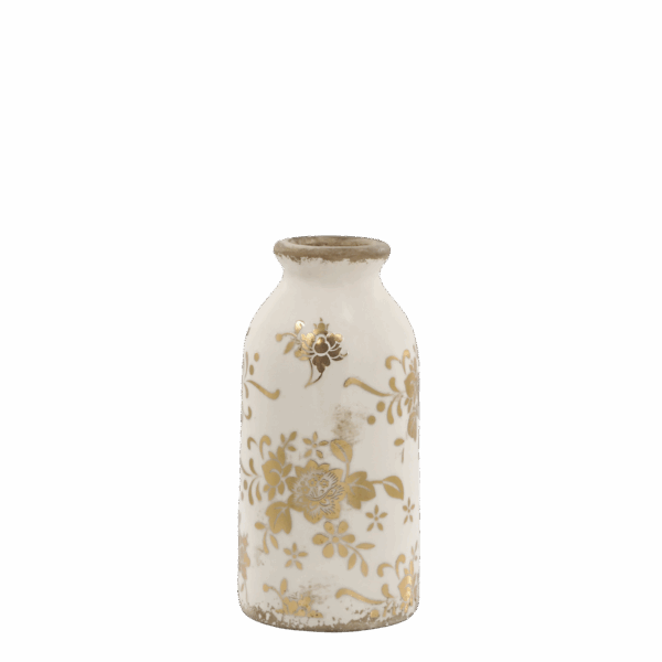 Vase fleuri en grès – Image 4