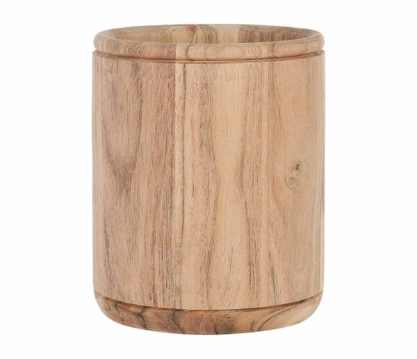 Pot à ustensiles en acacia – Image 3