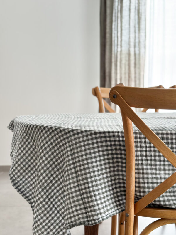 Nappe vichy - kaki – Image 3