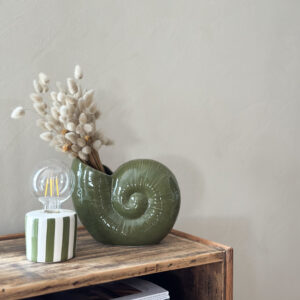 Vase Coquillage - kaki