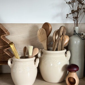 Pot en grès - broc’ crème