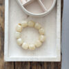 Bracelet perles - Vanille