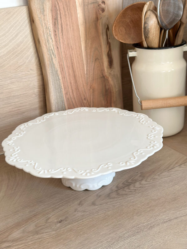 Plat à gâteau sur pied – Image 2