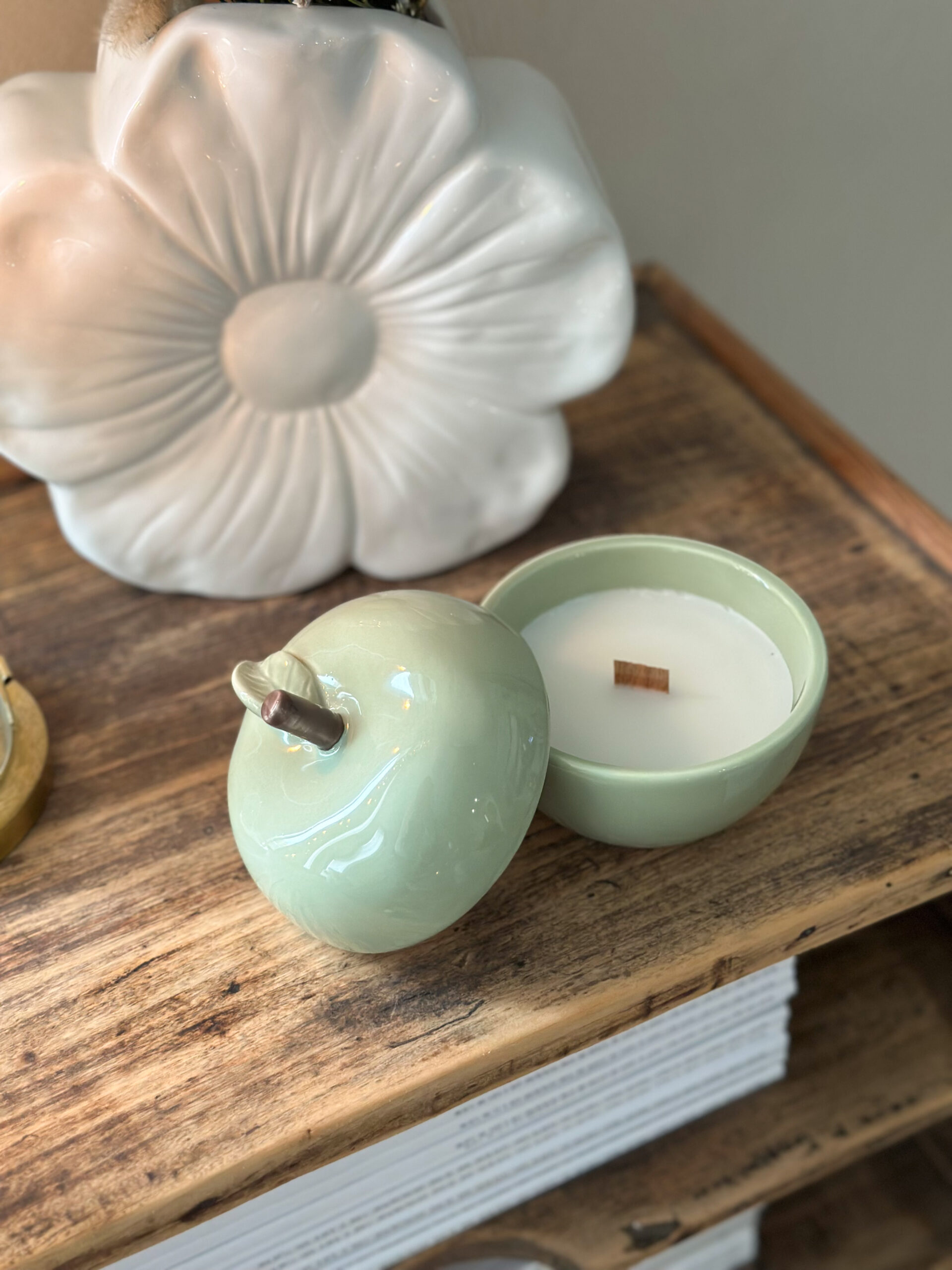 Bougie pom’ glow - matcha – Image 2