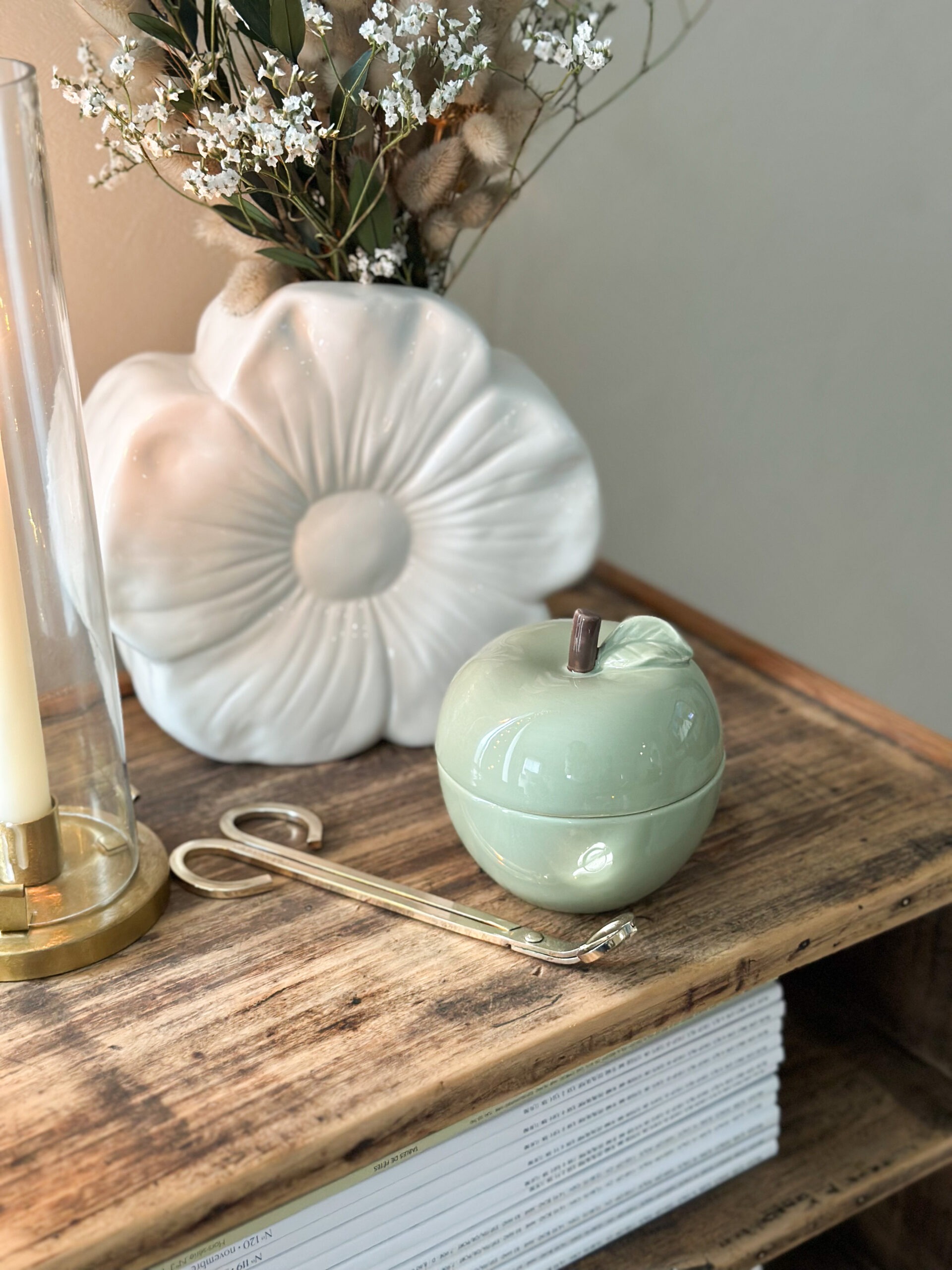 Bougie pom’ glow - matcha