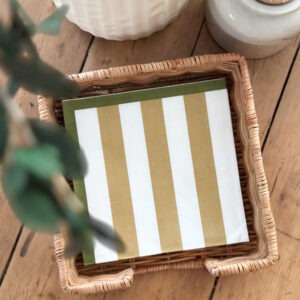 Serviette en papier - rayures
