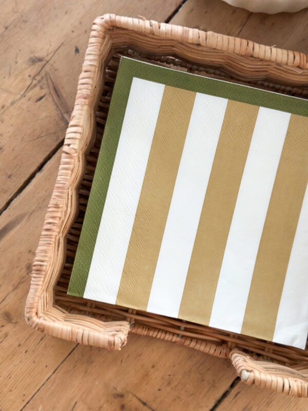 Serviette en papier - rayures – Image 2
