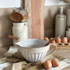 Maxi bol avec bec verseur - grège (Pré-commande)