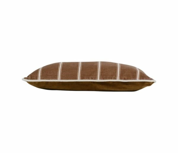 Housse de coussin rayé - brun – Image 4