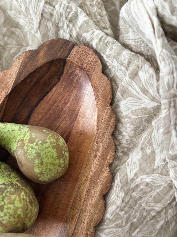 Plat ovale en bois – Image 3