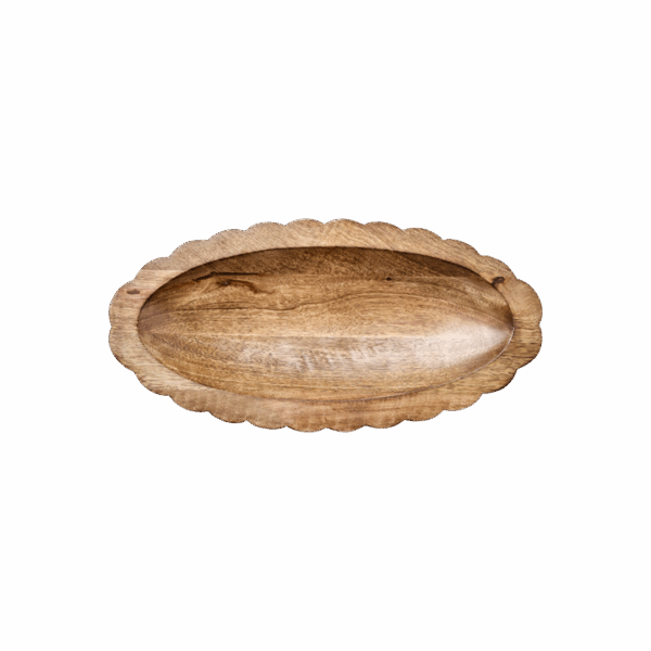 Plat ovale en bois – Image 4
