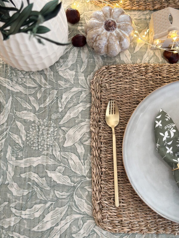 Nappe Agnès - vert d’eau