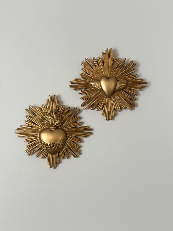 Ex-voto coeur - ailes dorées – Image 2