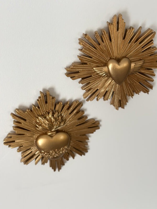 Ex-voto coeur - ailes dorées – Image 3