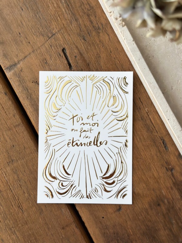 Cartes décoratives - Calligraphie française – Image 3