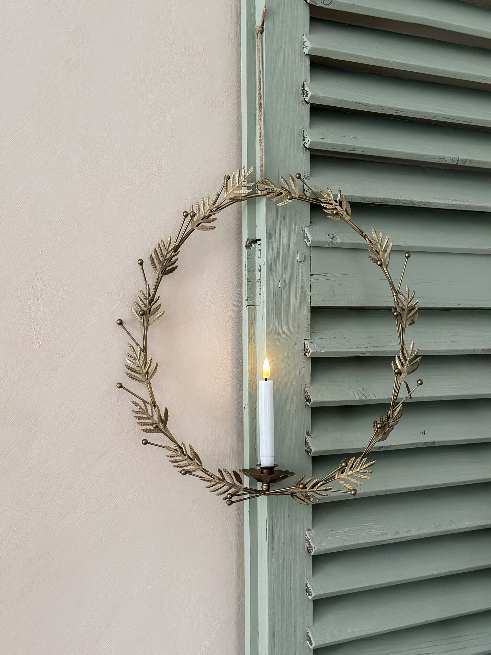 Solène - Couronne pour bougie