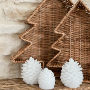 Pomme de pin lumineuse - set de 2