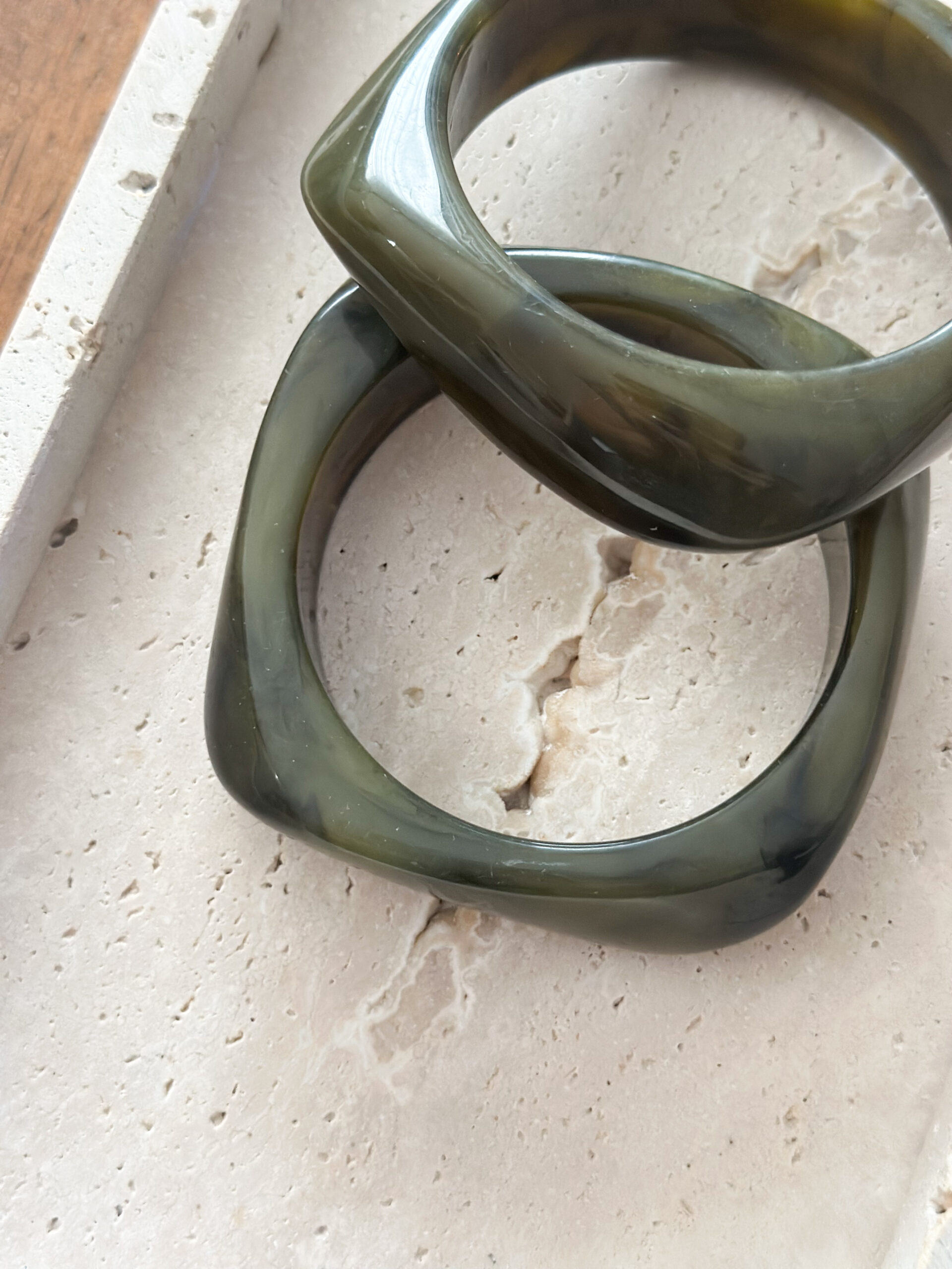 Jonc résine - kaki – Image 3