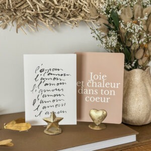 Porte nom doré - set de 4