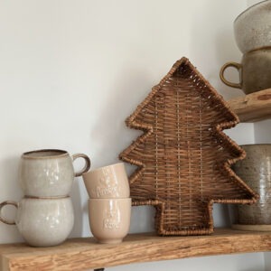 Plateau décoratif sapin