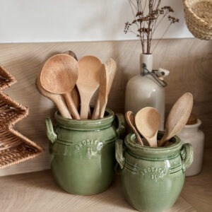 Pot en grès - broc’ vert