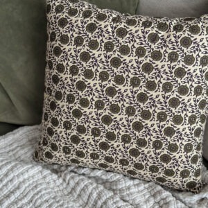 Coussin print - kaki