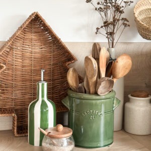 Pot en grès - broc’ vert