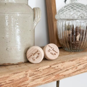 Bouchon « Vivre d’amour & de vin »