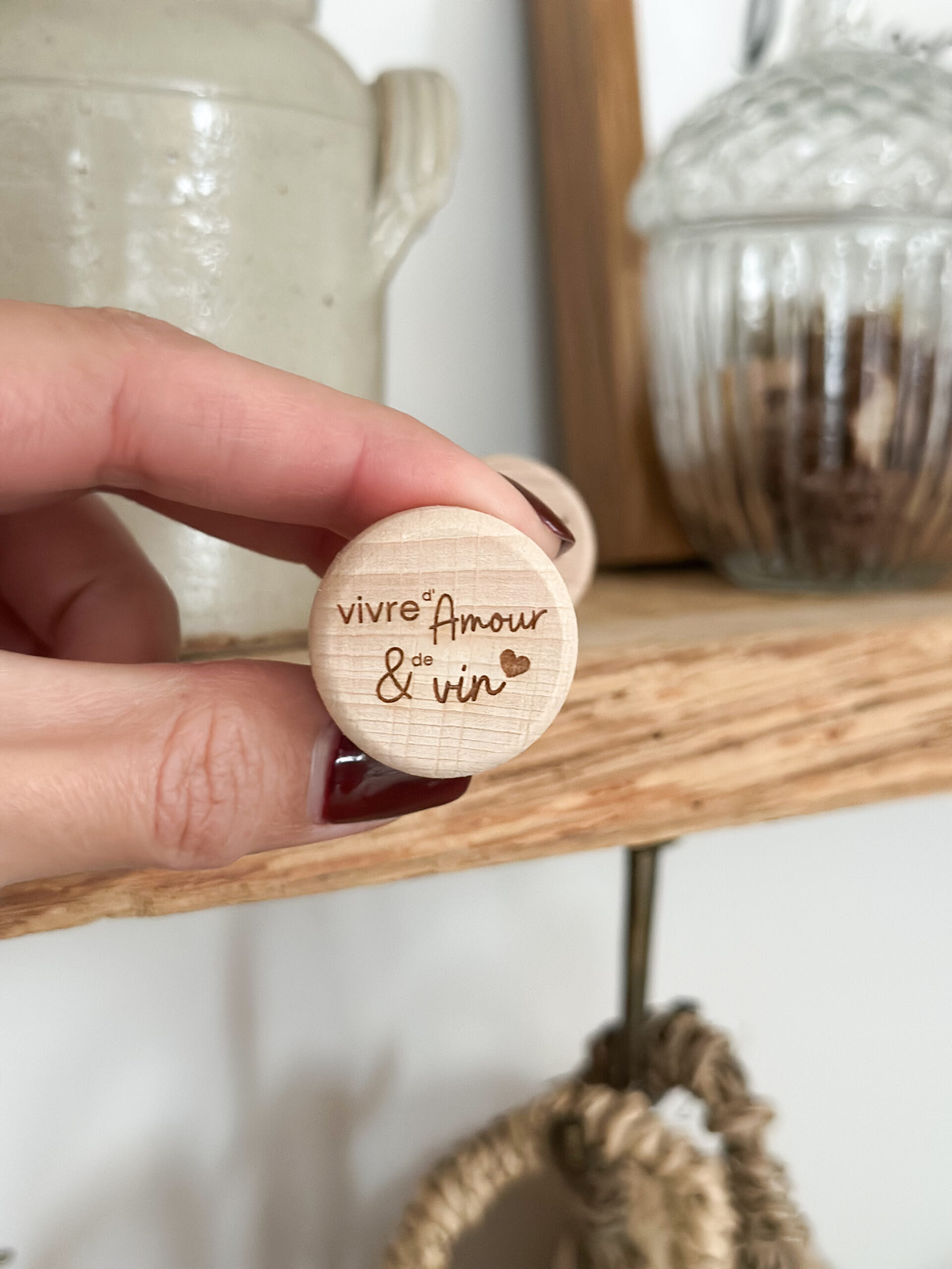 Bouchon « Vivre d’amour & de vin » – Image 2