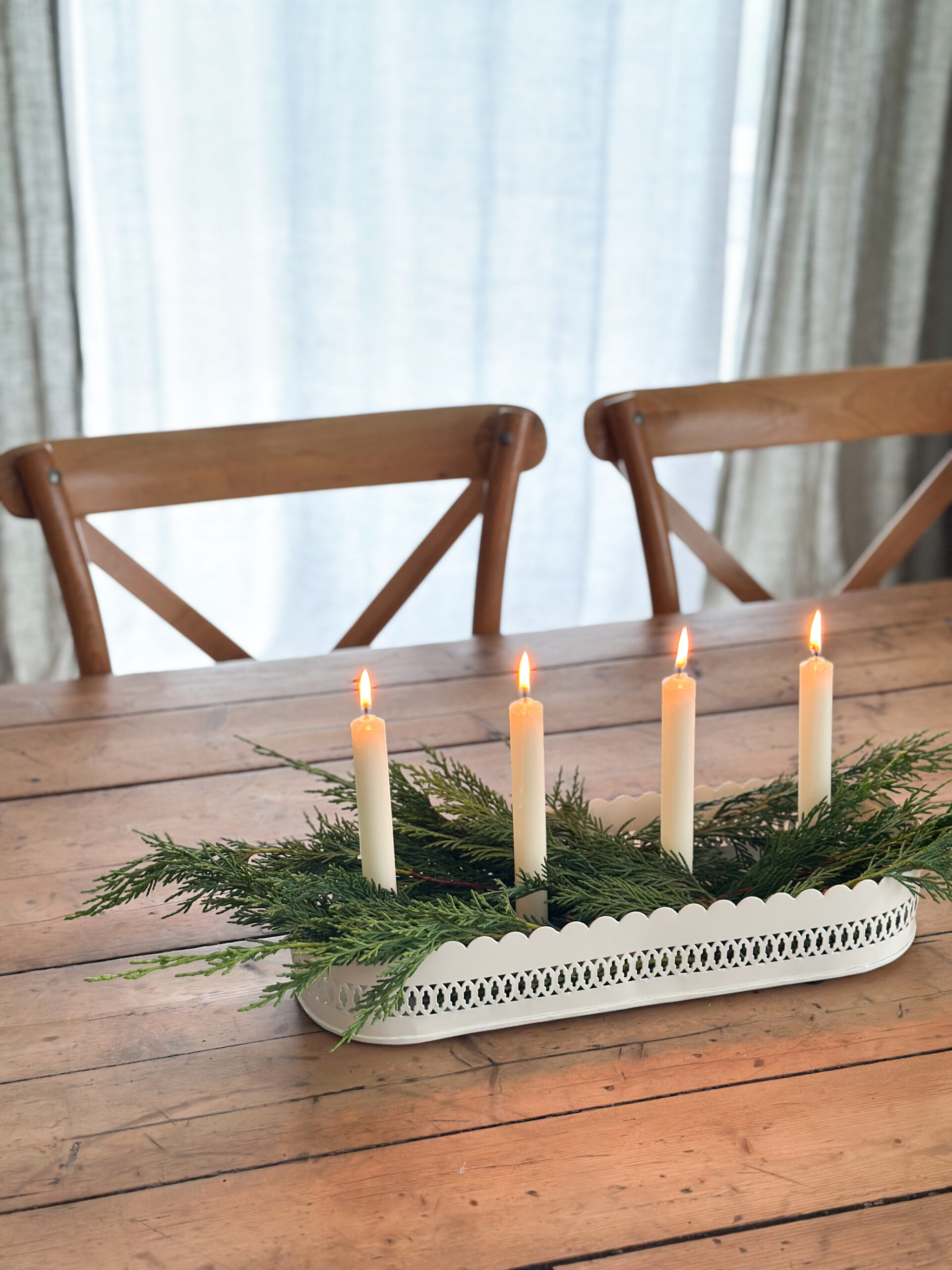 Centre de table - bougeoir