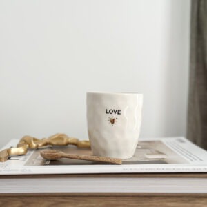 Tasse coeur doré - love
