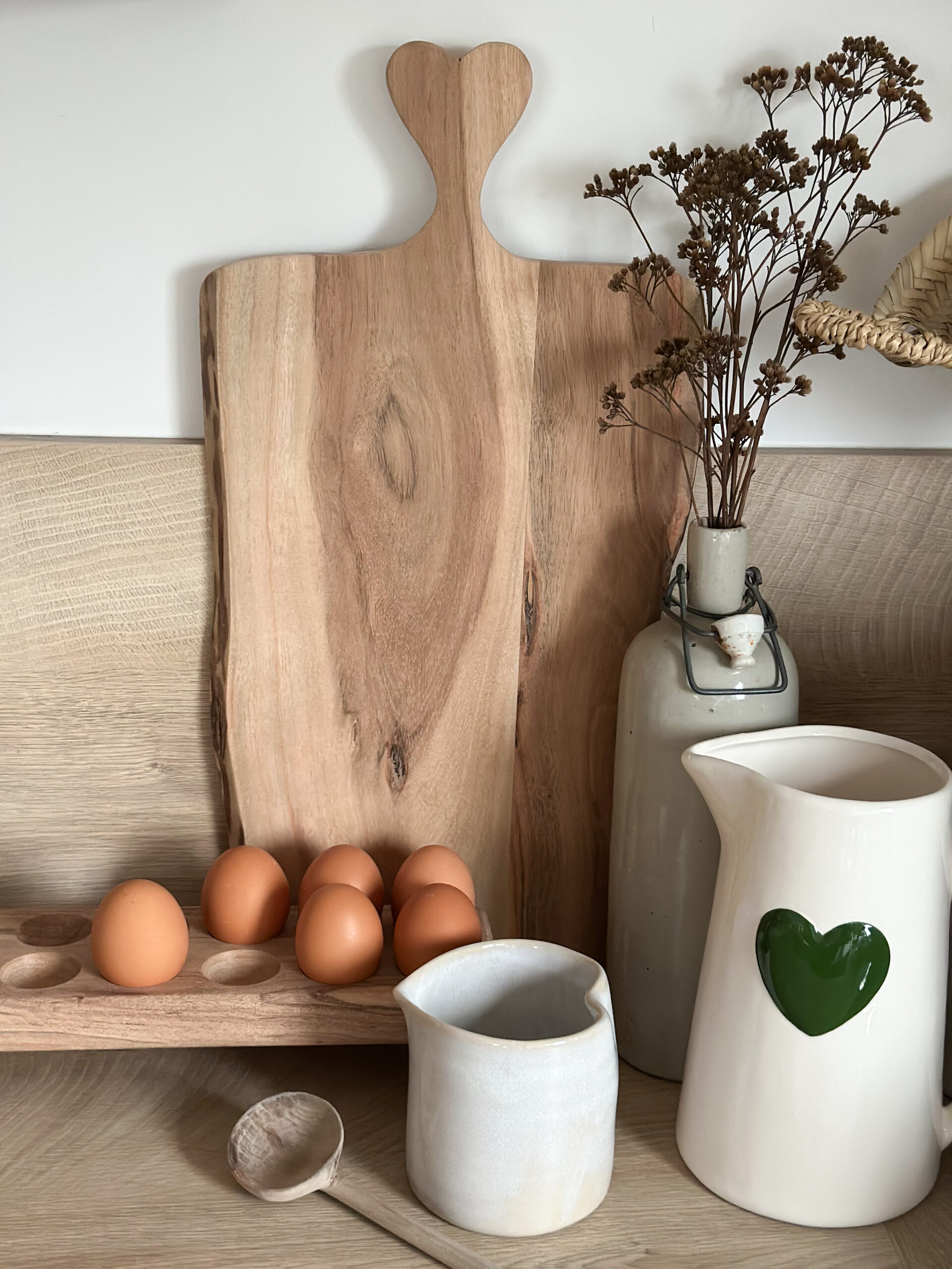 Pot cœur blanc – Image 3